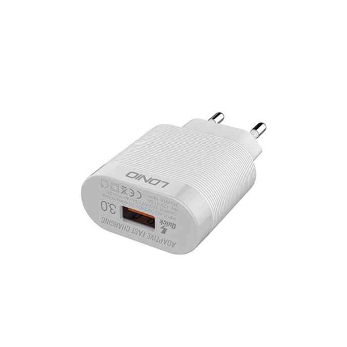 LDNIO 3A Travel Charger with Type-C Cable EU (A303Q) – White